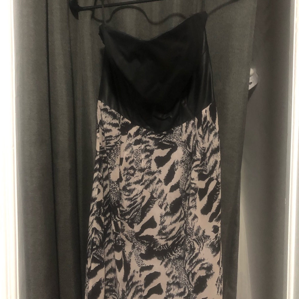 Animal print tub dress